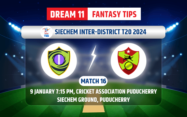 Karaikal XI vs Pondicherry North XI Dream11 Team Today