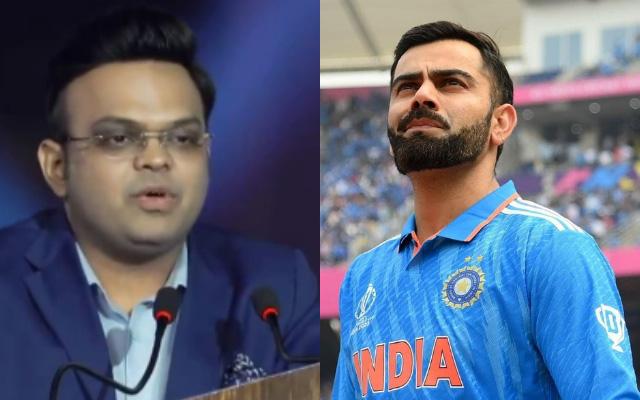 Jay Shah and Virat Kohli