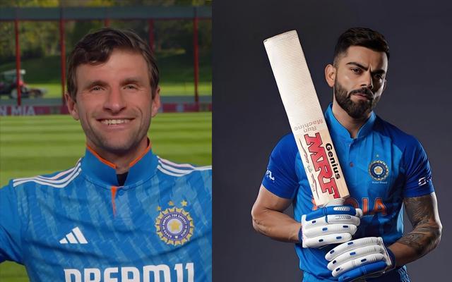 Virat Kohli and Thomas Muller