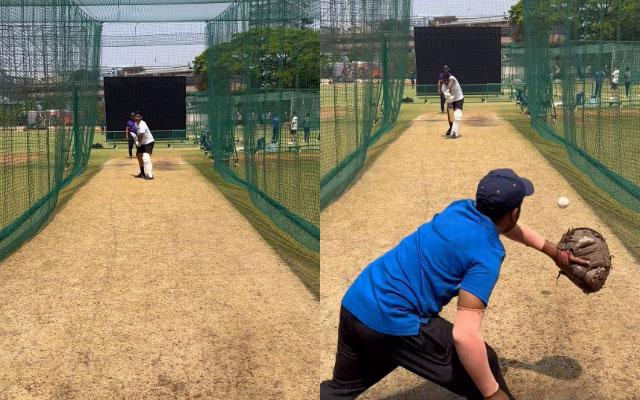 SKY spotted batting in nets for first time after surgery