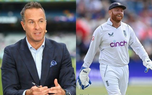 Michael Vaughan and Jonny Bairstow