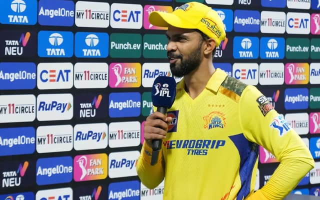 WATCH- Mic incident leads to Ruturaj Gaikwad dissing Royal Challengers Bengaluru; video goes viral