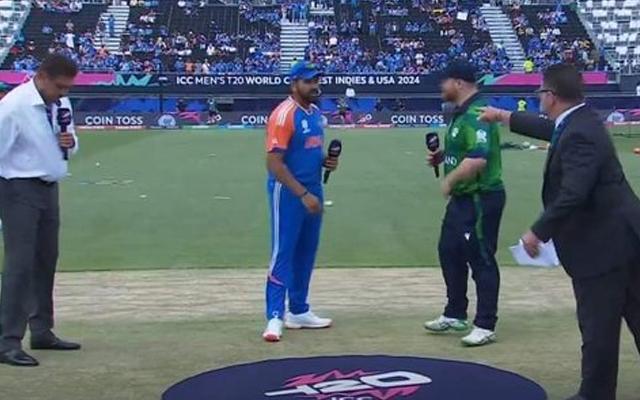 Rohit forgets playing XI vs IRE at toss, video goes viral