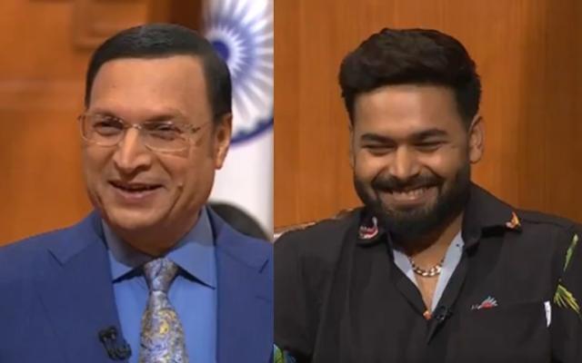 Rajat Sharma and Rishabh Pant