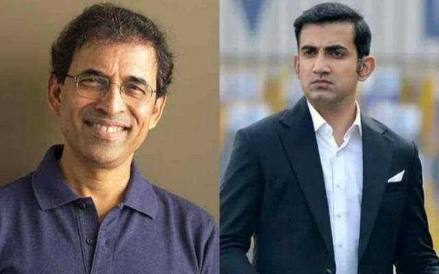 Harsha Bhogle and Gautam Gambhir