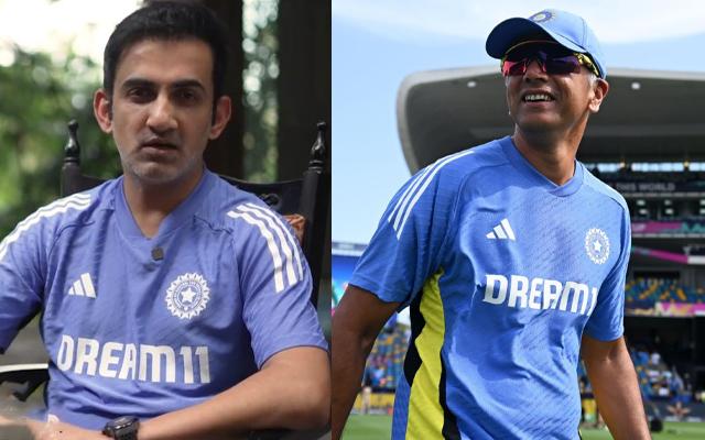 Gautam Gambhir and Rahul Dravid