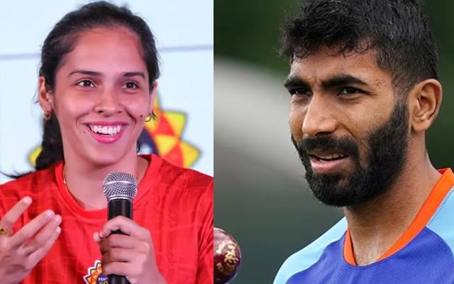 Saina Nehwal and Jasprit Bumrah