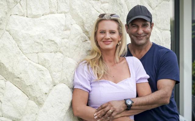 Wasim Akram and Shaniera Akram