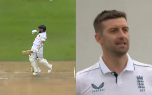 Mark Wood and Kusal Mendis