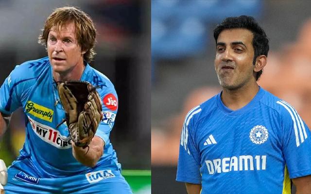 Gautam Gambhir and Jonty Rhodes