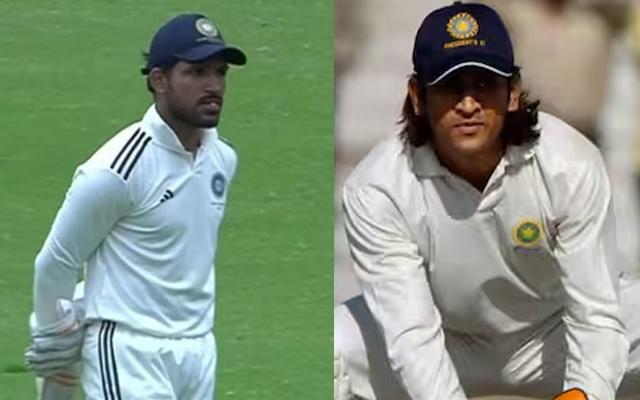 Dhruv Jurel and MS Dhoni