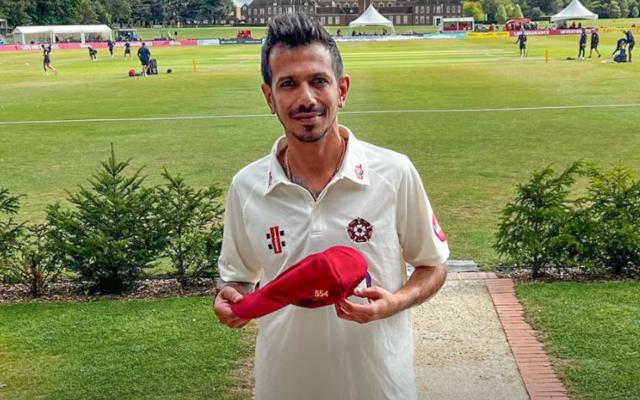 uzvendra Chahal picks five-for in County Championship