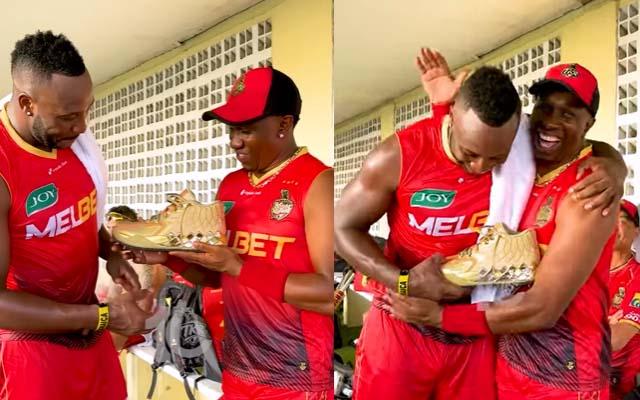 Dwayne Bravo and Andre Russell