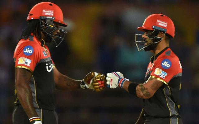 Virat Kohli and Chris Gayle