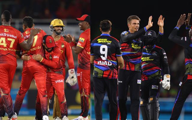 Trinbago Knight Riders and Antigua and Barbuda Falcons