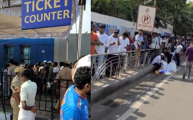 Ticket Counter, IND vs BAN Test