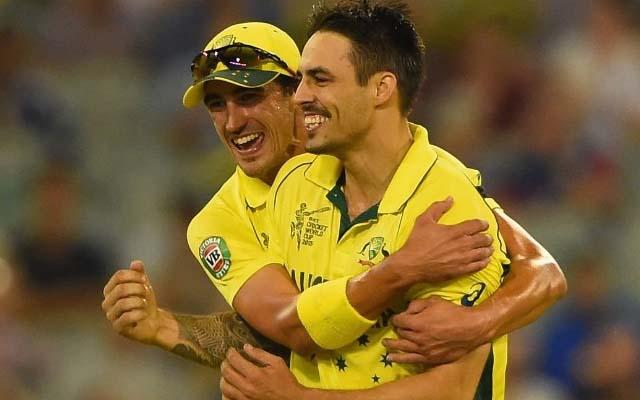 Mitchell Starc and Mitchell Johnson