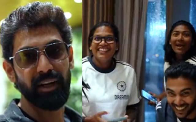 Women's T20 World Cup 2024: Actor Rana Daggubati greets Indian team on their arrival in Dubai