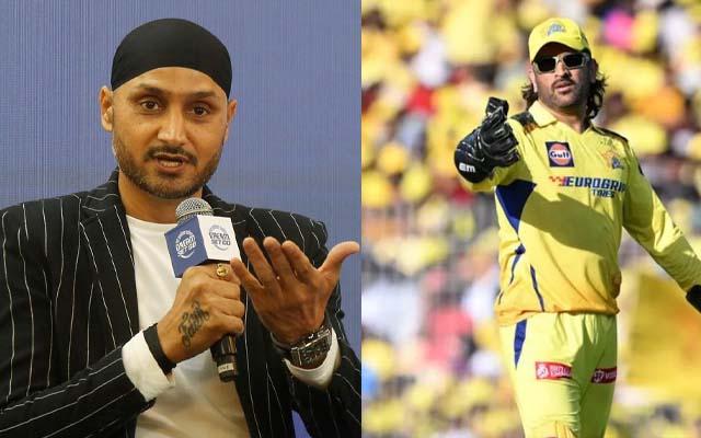 Harbhajan Singh and MS Dhoni