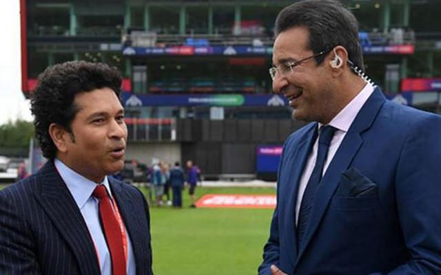 Sachin Tendulkar and Wasim Akram