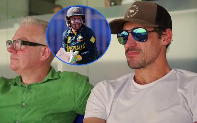 Mitchell Starc spotted in stands supporting his wife Alyssa Healy in Women's T20 World Cup