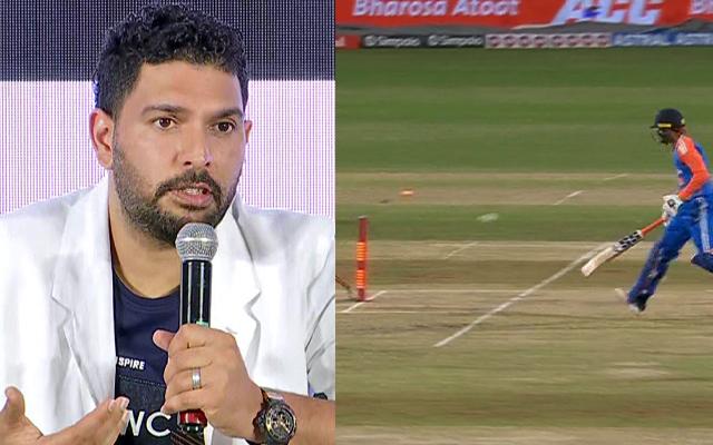 Yuvraj Singh and Abhishek Sharma