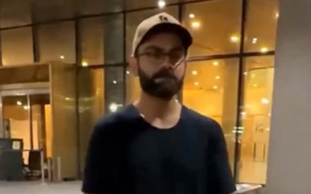 Virat Kohli lands in Mumbai from London