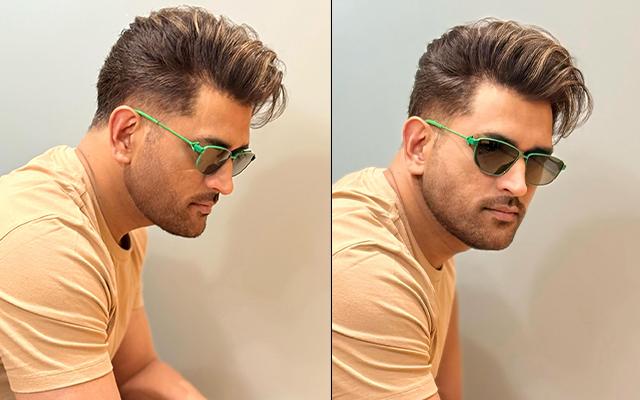 WATCH- MS Dhoni's dapper new hairstyle leaves fans jaw dropped