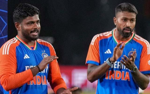 WATCH- Hardik Pandya, Sanju Samson's impressive gesture for Hyderabad ground staff after series victory