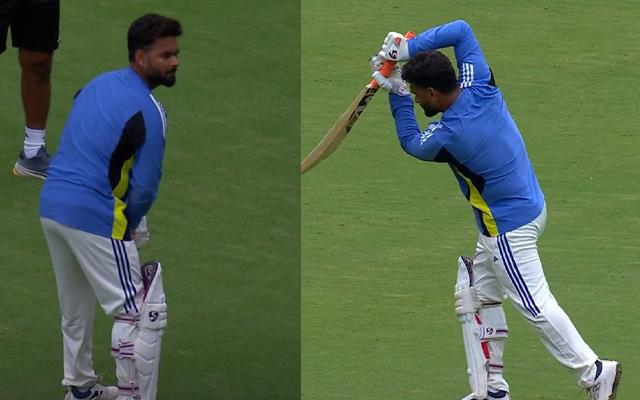 IND vs NZ 2024: Injured Rishabh Pant spotted practicing batting during Tea break on Day 3