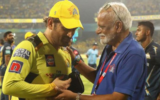 MS Dhoni and Kasi Viswanathan