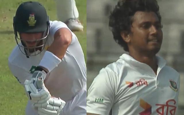 Watch: Hasan Mahmud castles Aiden Markram in 1st Test between Bangladesh and South Africa