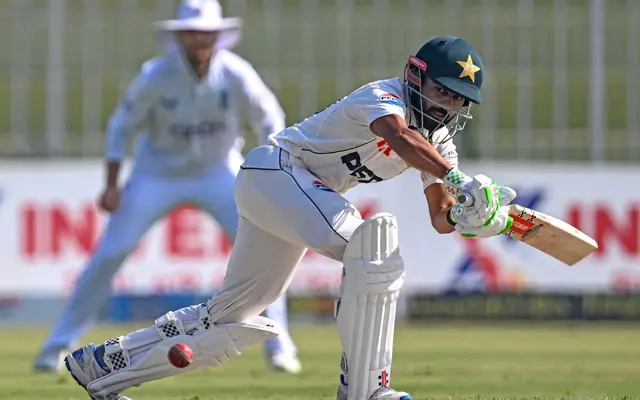 Saud Shakeel becomes first Pakistan player to be timed out