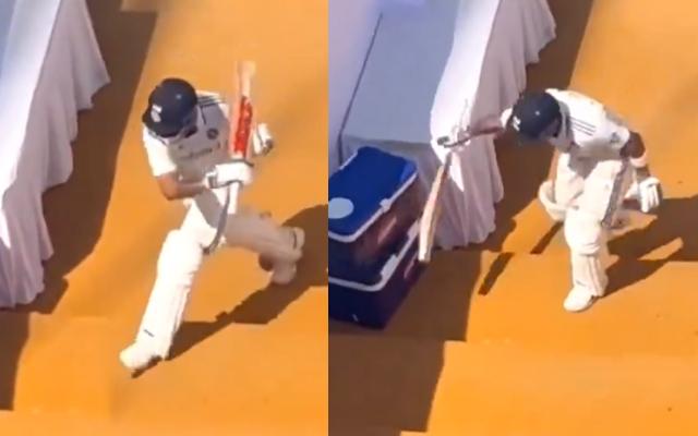 Watch- Virat Kohli loses his cool as he smashes ice box after getting dismissed in second Test versus New Zealand