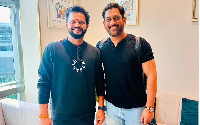 Suresh Raina catches up with MS Dhoni ahead of IPL 2025 retention announcement