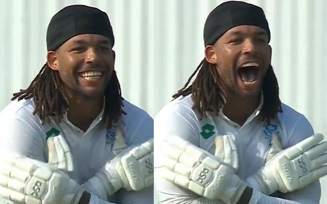 Tony de Zorzi emulates Chelsea star Cole Palmer's celebration on bringing up maiden Test ton, video goes viral