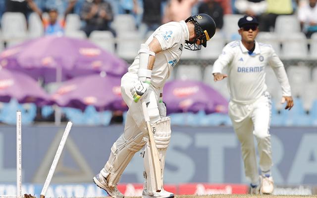 WATCH: Akash Deep's inswinger Tom Latham’s stumps, pacer gives aggressive send-off