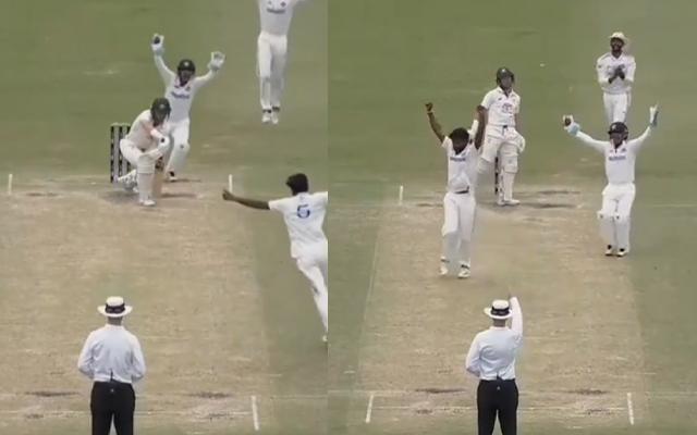 WATCH- Ishan Kishan guides Manav Suthar to dismiss Marcus Harris in IND A vs AUS A unofficial Test