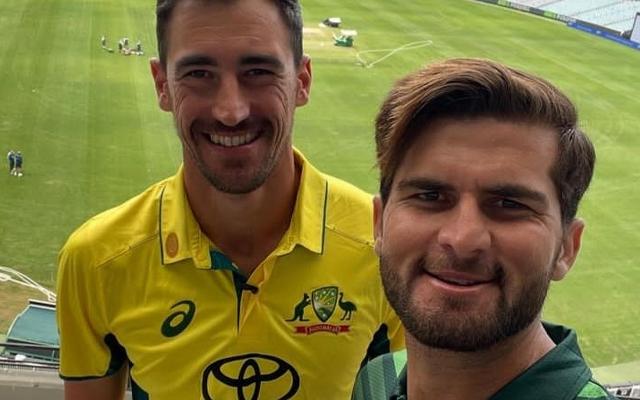 WATCH- Shaheen Afridi-Mitchell Starc click selfie ahead of ODI series