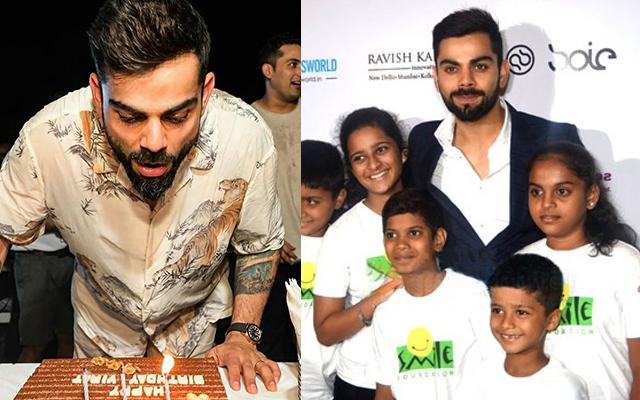 Virat Kohli and Children's