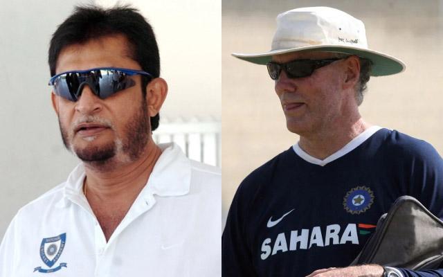 Greg Chappell and Sandeep Patil