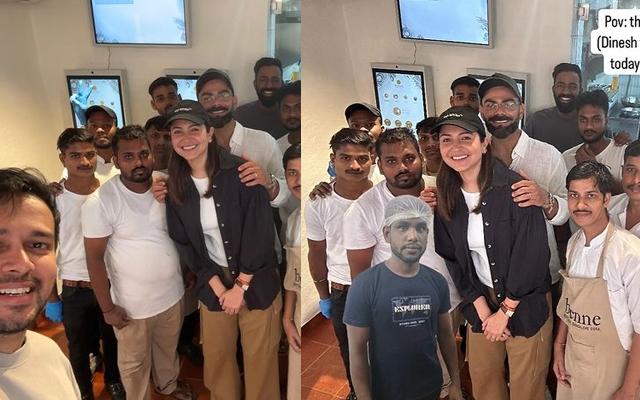 WATCH- Mumbai Cafe's hilarious photoshop act saves day for staff missing Virat Kohli and Anushka Sharma's meeting