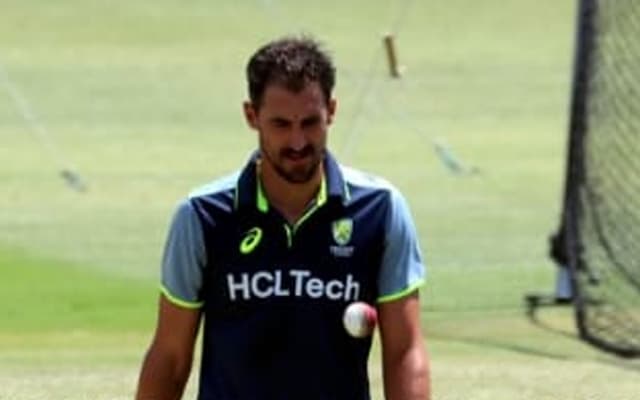 Mitchell Starc uses unique half red and half white ball to help Australian batters prepare for swing bowling