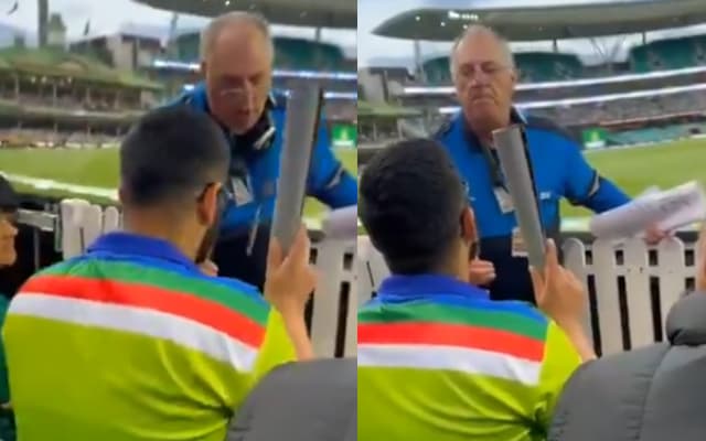 Watch: Pakistan fan asked to leave stadium in Hobart for raising Imran Khan's posters