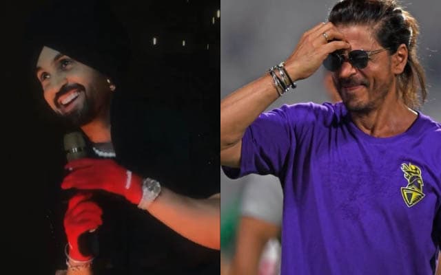 ‘Korbo Lorbo Jeetbo Re’ - Diljit Dosanjh mentions Shah Rukh Khan and chants KKR slogan during Kolkata concert