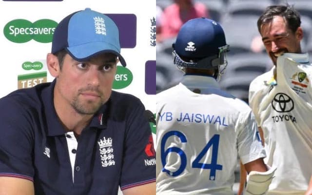 AUS vs IND- Alastair Cook lauds Yashasvi Jaiswal's 'bowling too slow' jibe against Mitchell Starc during Perth Test