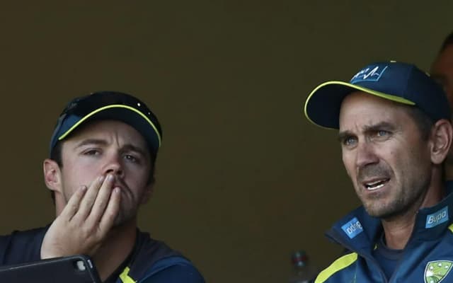 Travis Head and Justin Langer