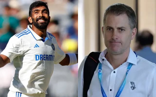 Jasprit Bumrah and Simon Katich