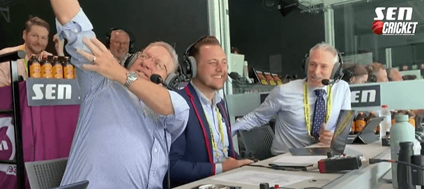 WATCH: Ian Healy imitates Jasprit Bumrah's action in commentary box