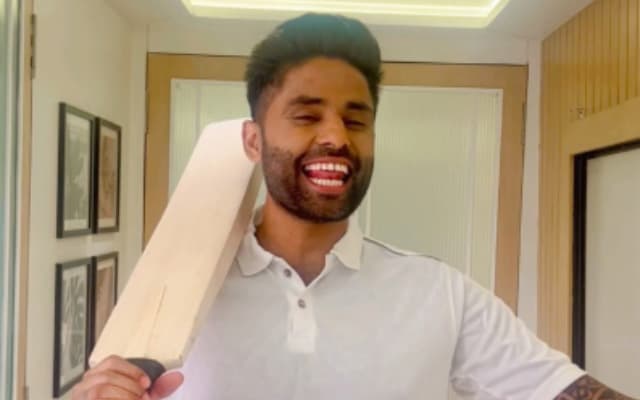 WATCH- Suryakumar Yadav's playful vanity van cricket session goes viral